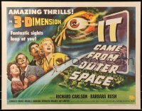 4j065 IT CAME FROM OUTER SPACE style B 3D 1/2sh 1953 Ray Bradbury classic 3-D sci-fi, very rare!