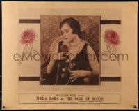 4j075 ROSE OF BLOOD 1/2sh 1917 Russian revolutionary Theda Bara kills nobles while married to one!