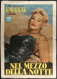 4j141 MIDDLE OF THE NIGHT linen teaser Italian 2p 1959 different close portrait of sexy Kim Novak!