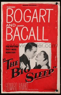 4j244 BIG SLEEP pressbook 1946 Humphrey Bogart, Lauren Bacall, Howard Hawks classic, ultra rare!