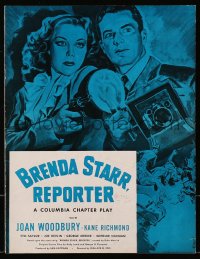 4j264 BRENDA STARR REPORTER pressbook 1946 Cravath art of Joan Woodbury & Richmond, ultra rare!