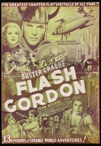 4j275 FLASH GORDON pressbook 1936 Buster Crabbe & Jean Rogers in the best serial ever, ultra rare!