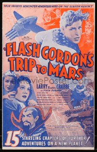 4j276 FLASH GORDON'S TRIP TO MARS pressbook 1938 Buster Crabbe, Jean Rogers, Middleton, ultra rare!