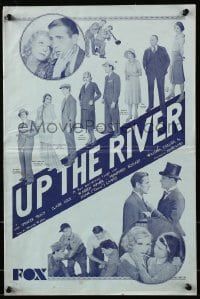 4j253 UP THE RIVER pressbook 1930 ultra rare John Ford, convicts attend prison baseball game!