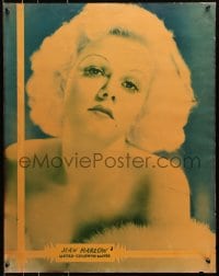 4j051 JEAN HARLOW personality poster 1930s super sexy portrait of the legendary platinum blonde!