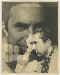 4k129 BELA LUGOSI deluxe 11x14 still 1940s incredible portrait montage with profile & head on images!