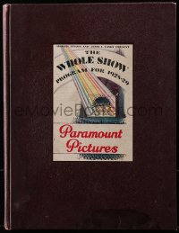 4k119 PARAMOUNT 1928-29 hardcover campaign book 1928 Canary Murder Case, some of the best art, rare!