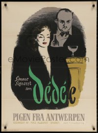 4k054 DEDEE D'ANVERS Danish 1949 Yves Allegret, great art of French prostitute Simone Signoret!