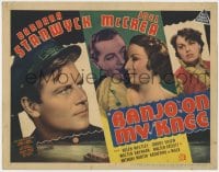 4k151 BANJO ON MY KNEE TC 1936 sailor Joel McCrea in love with beautiful Barbara Stanwyck!