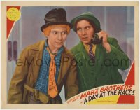 4k228 DAY AT THE RACES LC 1937 Harpo Marx listens to Chico Marx say he doesn't need a horse doctor!