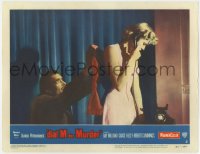 4k230 DIAL M FOR MURDER LC #2 1954 Hitchcock, killer Anthony Dawson sneaks up on Grace Kelly!
