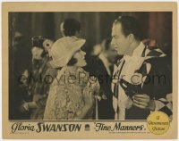 4k235 FINE MANNERS LC 1926 pretty Gloria Swanson & millionaire Eugene O'Brien at masquerade ball!