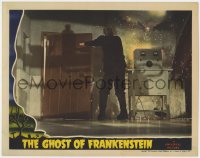 4k243 GHOST OF FRANKENSTEIN LC 1942 Lon Chaney Jr. as the monster in lab by exploding machine!