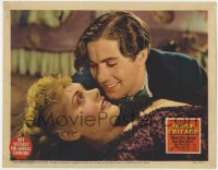 4k257 IN OLD CHICAGO LC 1938 romantic super close up of Tyrone Power smiling at pretty Alice Faye!