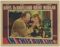 4k258 IN THIS OUR LIFE LC 1942 Charles Coburn smiles at sexy Bette Davis with her legendary eyes!