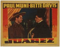 4k263 JUAREZ LC 1939 great close up of Paul Muni as Benito & John Garfield as Porfirio Diaz!