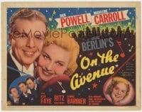 4k174 ON THE AVENUE TC 1937 Dick Powell, Madeleine Carroll, Alice Faye, Irving Berlin, very rare!