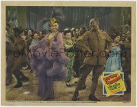 4k318 STORMY WEATHER LC 1943 great c/u of young Lena Horne dancing with Bill 'Bojangles' Robinson!