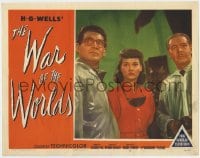 4k337 WAR OF THE WORLDS LC #7 1953 H.G. Wells classic, George Pal, Gene Barry & Ann Robinson!