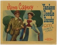 4k345 YANKEE DOODLE DANDY LC 1942 James Cagney & Joan Leslie dancing arm-in-arm by shamrock!