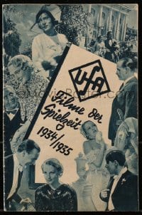 4k115 UFA 1934-35 German exhibitor magazine 1934 art & photos of movies & stars, w/ Brigitte Helm!