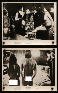 4m957 DIRTIEST GIRL I EVER MET 2 8x10 stills 1972 Cool It Carol!, images from English comedy!