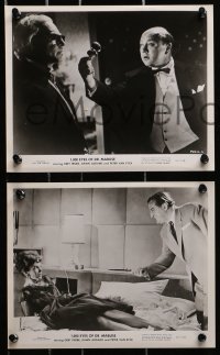 4m328 1000 EYES OF DR. MABUSE 17 8x10 stills 1966 Lang, bloodbath of chemical & electronic terror