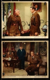 4m038 COURT-MARTIAL OF BILLY MITCHELL 8 color 8x10 stills 1956 Gary Cooper, directed by Preminger!
