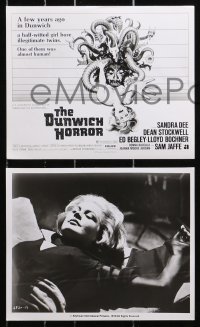 4m374 DUNWICH HORROR 15 8x10 stills 1970 AIP horror, sexy Sandra Dee in Lovecraft's tale of terror!