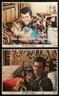 4m051 HOW TO SEDUCE A WOMAN 8 8x10 mini LCs 1974 greatest lover Angus Duncan never refuses a challenge!