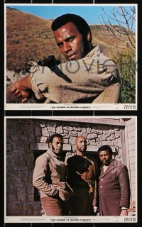 4m055 LEGEND OF NIGGER CHARLEY 8 8x10 mini LCs 1972 cool images of slave to outlaw Fred Williamson!