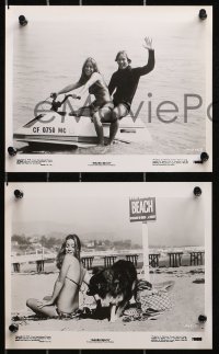 4m487 MALIBU BEACH 12 8x10 stills 1978 Kim Lankford, James Daughton, famed California beach!