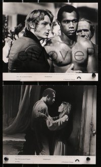 4m658 MANDINGO 8 8x9.5 to 8x10 stills 1975 Ken Norton, Brenda Sykes, Fleischer interracial romance!