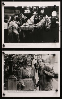 4m835 MANHATTAN MURDER MYSTERY 5 8x10 stills 1993 Woody Allen, Anjelica Huston, Diane Keaton, Alan Alda