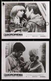 4m778 QUADROPHENIA 6 8x10 stills 1979 great images of The Who & Sting, bikers, English rock & roll!