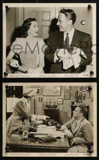 4m630 WASHINGTON STORY 9 8x10 stills 1952 great images of Van Johnson & Patricia Neal!