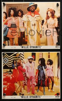 4m088 WILLIE DYNAMITE 8 8x10 mini LCs 1974 Roscoe Orman, Diana Sands, Rasulala, chicks & chumps!