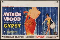 4p232 GYPSY Belgian 1962 Rosalind Russell, wonderful artwork of sexiest Natalie Wood!