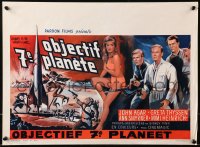 4p239 JOURNEY TO THE SEVENTH PLANET Belgian 1961 they have terrifying powers of mind over matter!