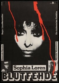 4p442 BLOOD FEUD East German 23x32 1981 Sophia Loren, Marcello Mastroianni, Lina Wertmuller