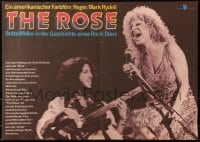 4p511 ROSE East German 16x23 1981 different Bette Midler, unofficial Joplin biography!
