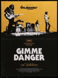 4p128 GIMME DANGER French 15x21 2016 Iggy Pop, the history of The Stooges, rock & roll, Jim Jarmusch!
