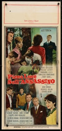 4p380 SPOTLIGHT ON MURDER Italian locandina 1962 Georges Franju, French film noir, different images!