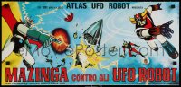 4p384 ATLAS UFO ROBOT Italian 13x27 1978 cool images from anime sci-fi cartoon!