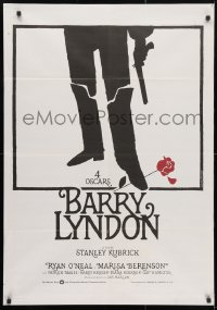 4p522 BARRY LYNDON Spanish R1986 Stanley Kubrick, O'Neal, great art by Joineau Bourduge!
