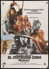 4p527 BLINDMAN Spanish 1972 Tony Anthony, Ringo Starr, spaghetti western!