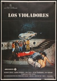 4p589 MAD FOXES Spanish 1981 Paul Grau's Los Violadores, completely different images!