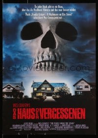 4p024 PEOPLE UNDER THE STAIRS Swiss 1991 Wes Craven, cool image of huge skull looming over house!