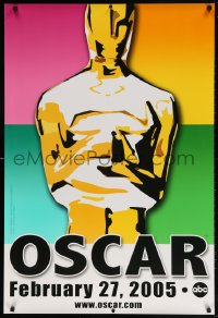 4r505 77th ANNUAL ACADEMY AWARDS 1sh 2005 Brett Davidson artwork of the Oscar!