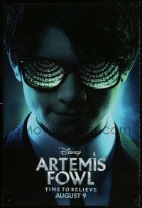 4r527 ARTEMIS FOWL teaser DS 1sh 2019 Walt Disney, Kenneth Branagh directed, cool close-up!